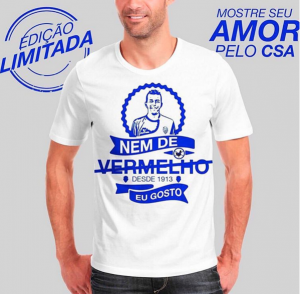 Camisa do CSA que nega o vermelho rival [Reprodução]