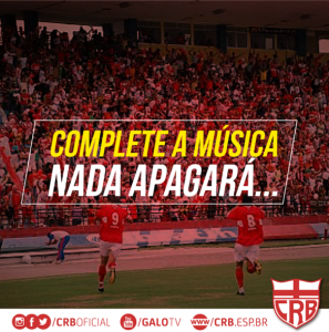 Provocação do CRB na semana do clássico [Reprodução]